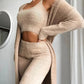 3-Piece Fuzzy Fleece Loungewear Set