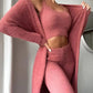 3-Piece Fuzzy Fleece Loungewear Set