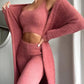 3-Piece Fuzzy Fleece Loungewear Set